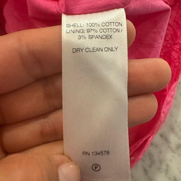 Vineyard Vines Pink Dress with Fish Embroidered Stitch Detail size 6 - Picture 11 of 12